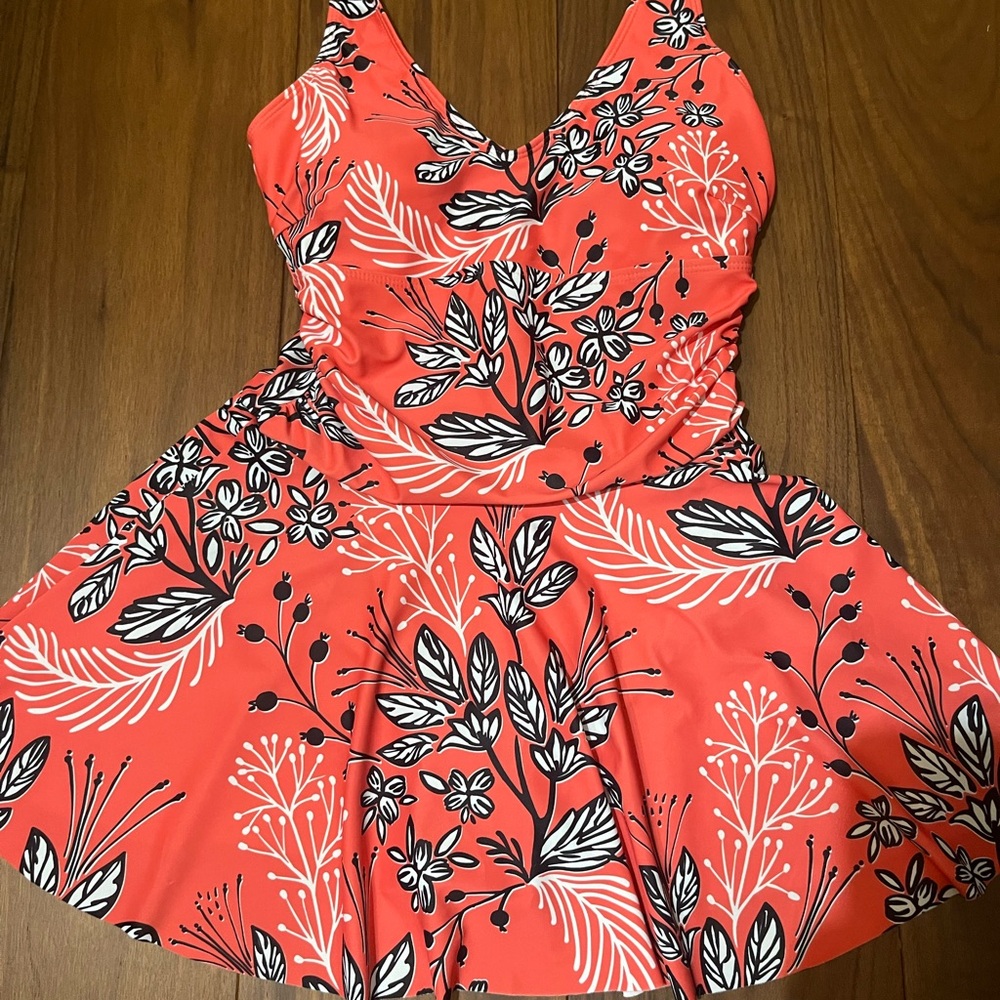 Floral dress one piece swimsuit!